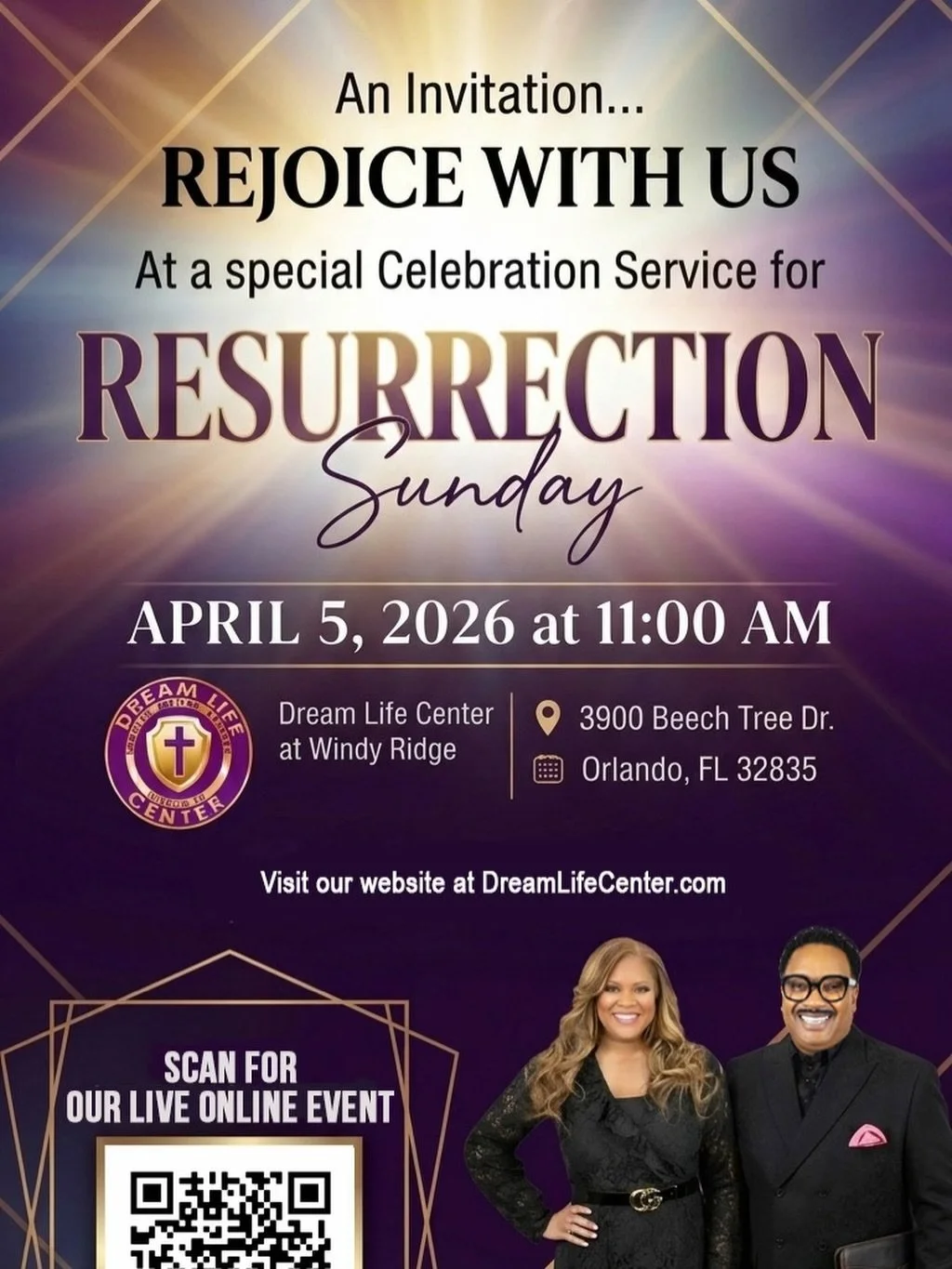 Come join me this Easter at Dream Life Center!!! There&rsquo;s a Jesus movement happening globally 🌎 and I&rsquo;d love for you to be apart of it right here in Orlando or online.  See the details and just say YES to yourself!  #dreamlifecenter