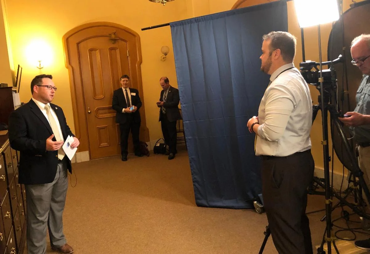 Chamber leaders, such as Logan O'Neill of the Southwestern Auglaize County Chamber, were interviewed by the media about the fast-growing clean energy sector & how it has stimulated regional economies