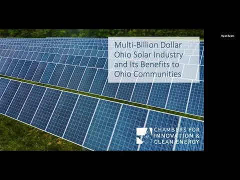 Multi Billion Dollar Ohio Solar Industry and Its Benefits to Ohio Communities (Copy)