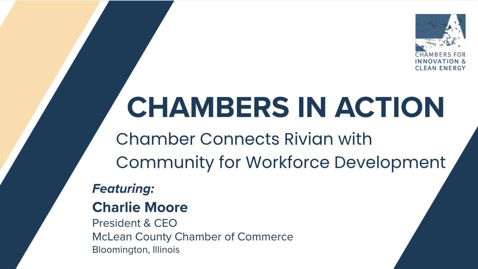 McLean County Chamber Connects Rivian to Workforce Solutions