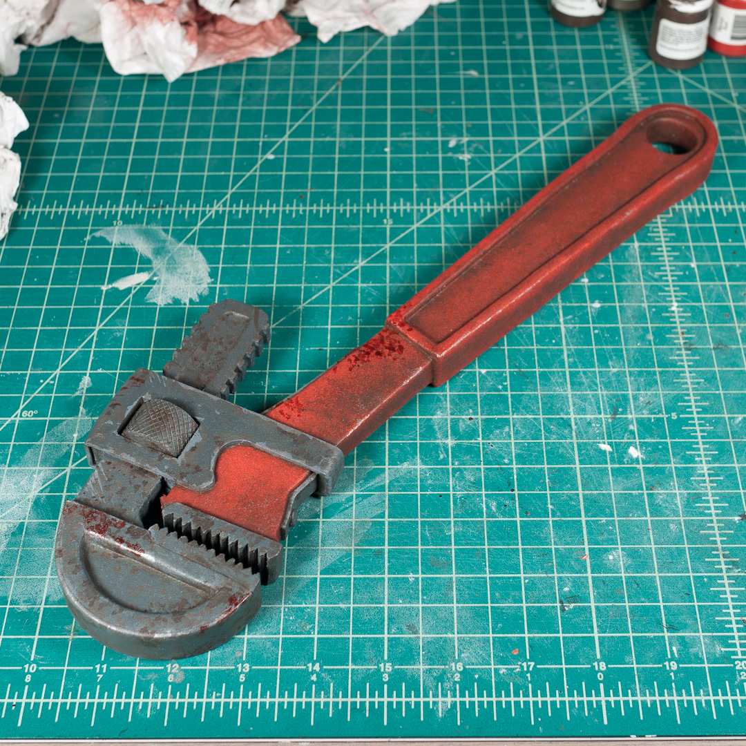 How to make adjustable wrench from cardboard