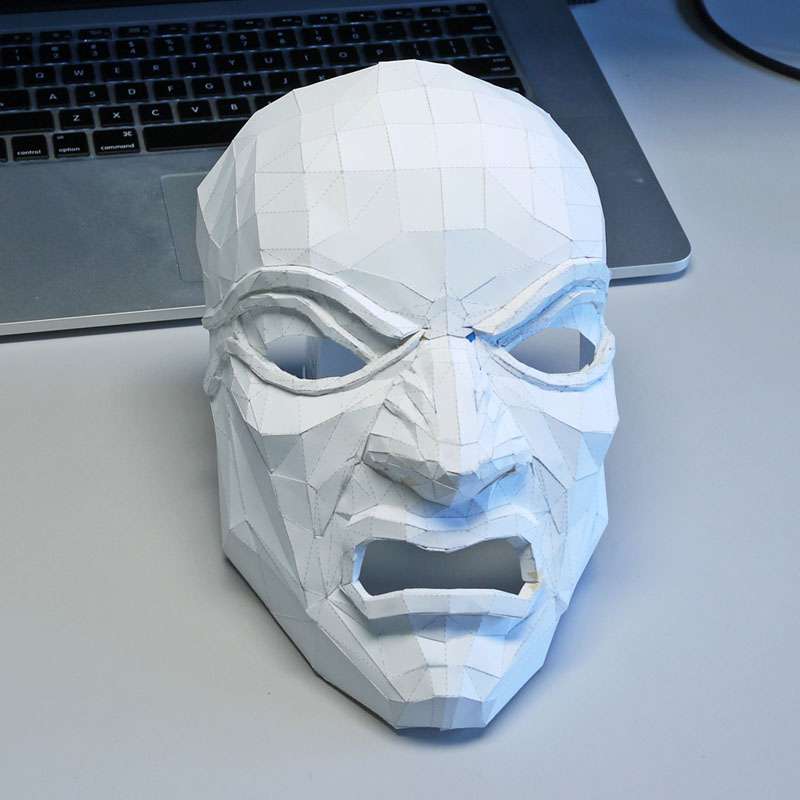Видео маски бумаги. Dishonored 2 маска Pepakura. Маска Dishonored Overseer. Dishonored Mask 3d model. Пепакура Dishonored 2.