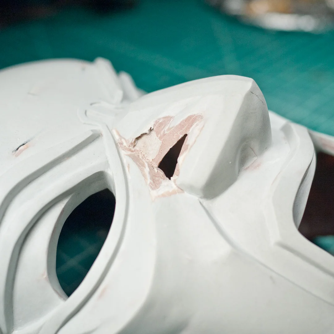Dishonored Overseer mask nose sculpting