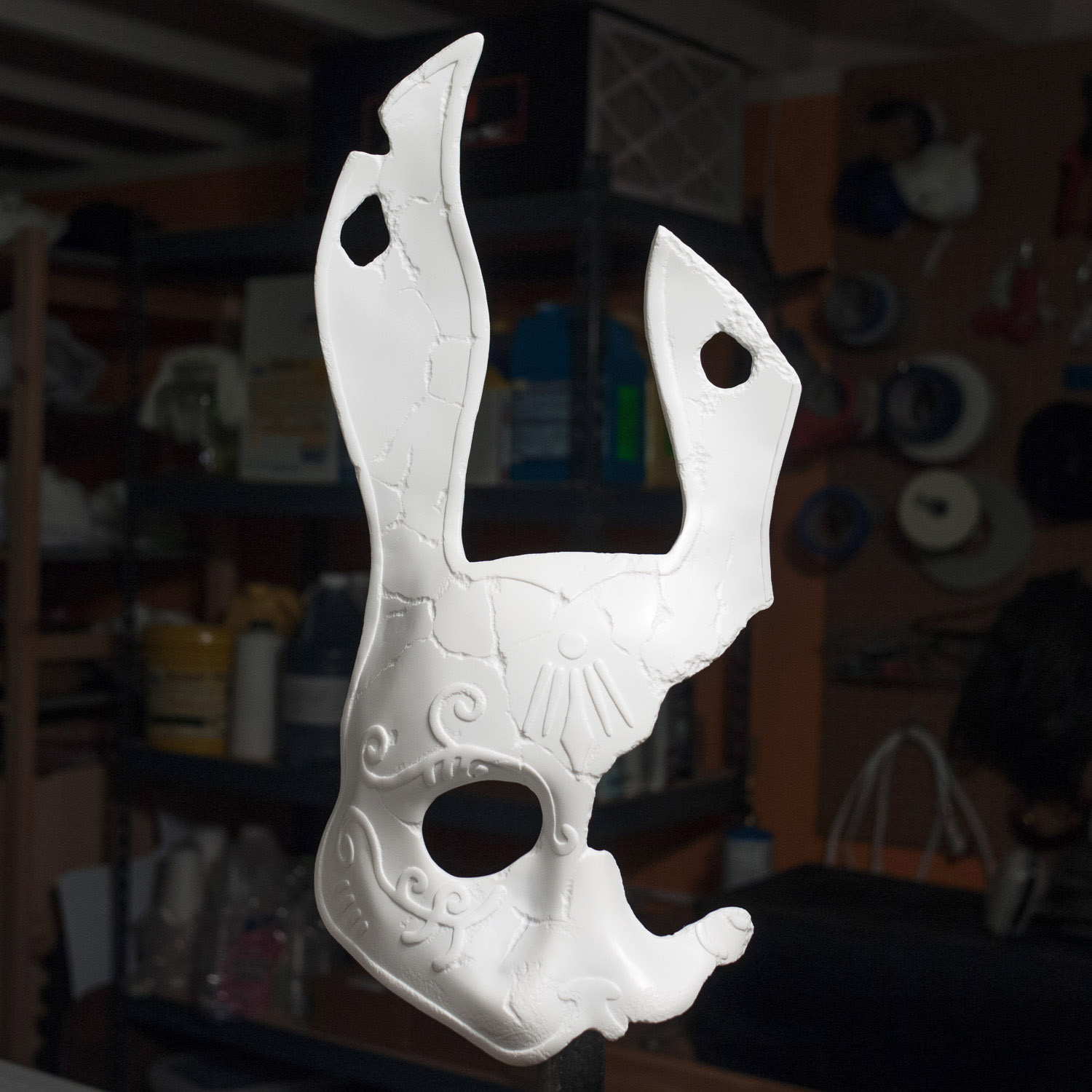 handmade Bioshock rabbit splicer mask unpainted urethane resin cast