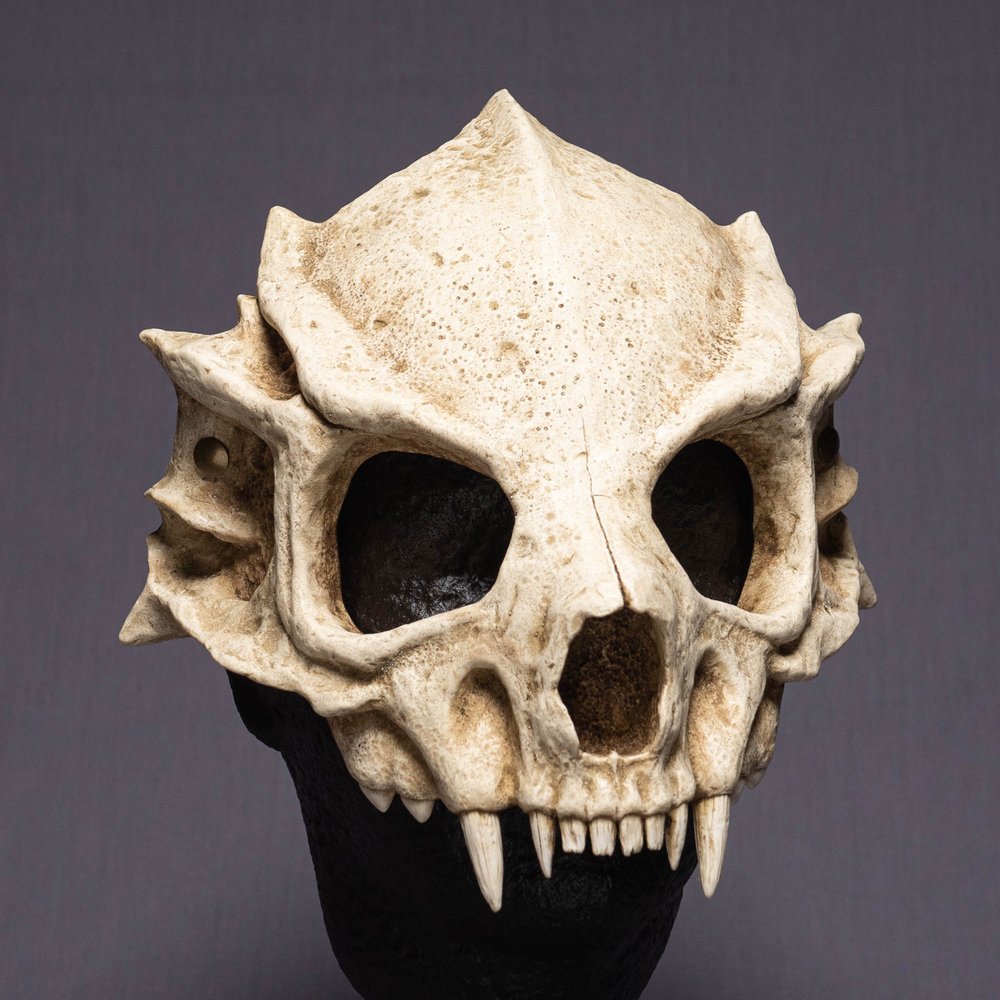 Zarthoid Skull Mask for Cosplay, Costume, or Display — Modulus Props