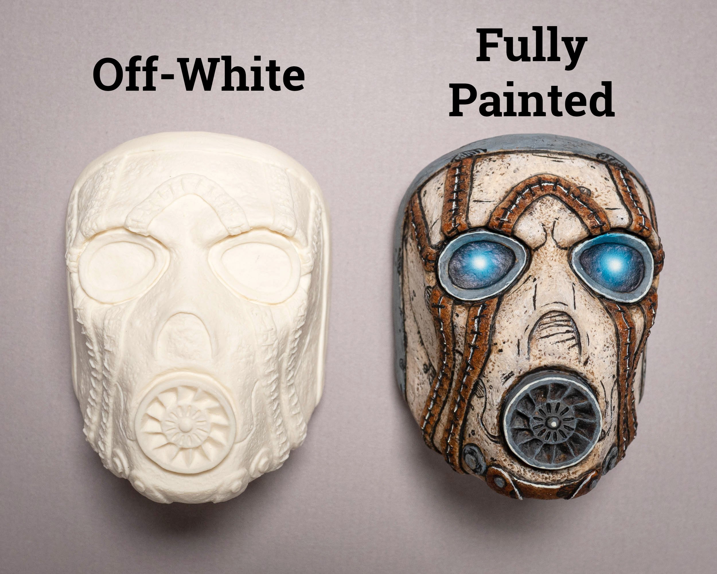 Borderlands-psycho-bandit-mini-mask-magnet-painted-vs-unpainted.jpg