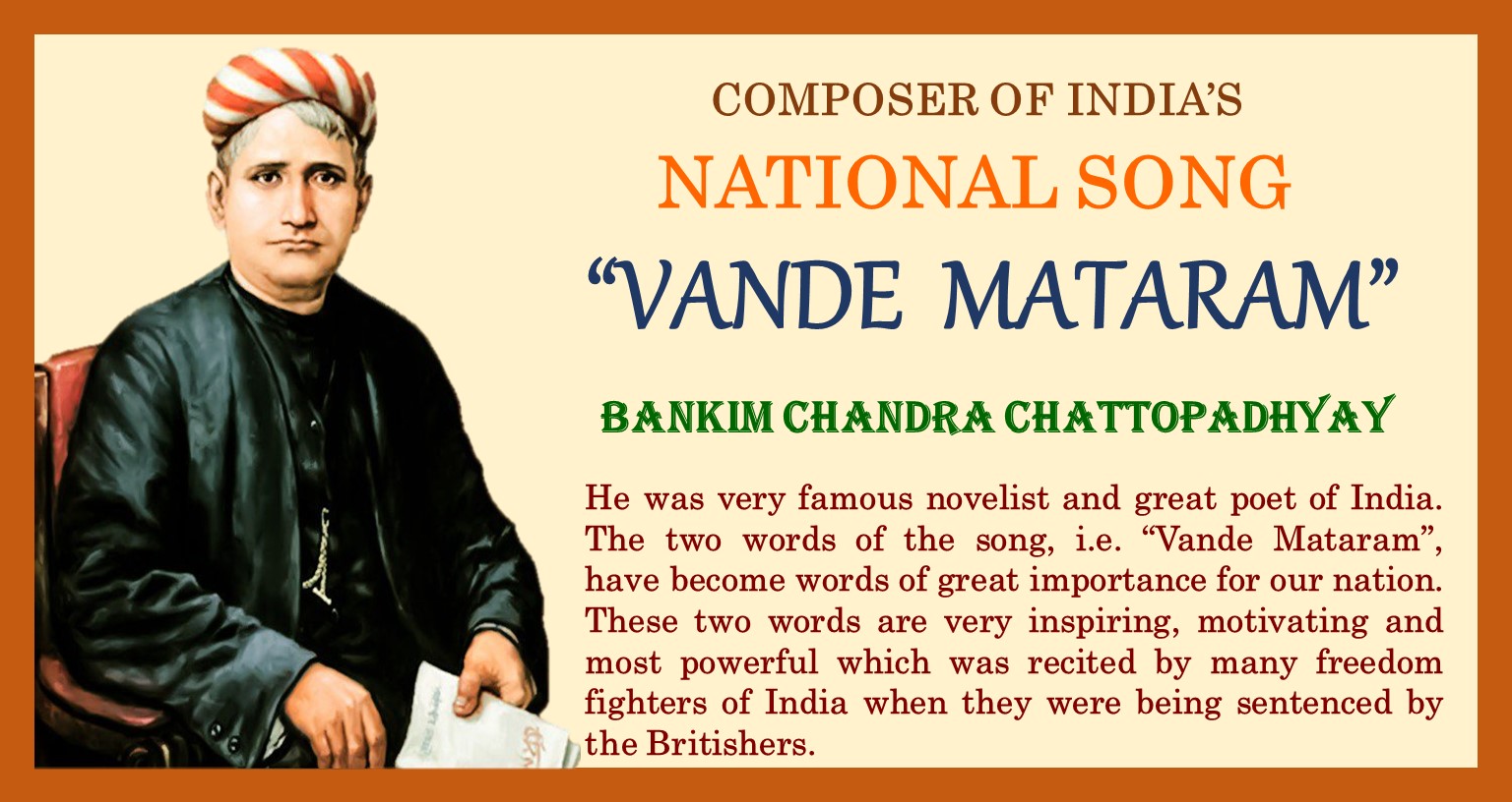 BANKIM CHANDRA CHATTOPADHYAY