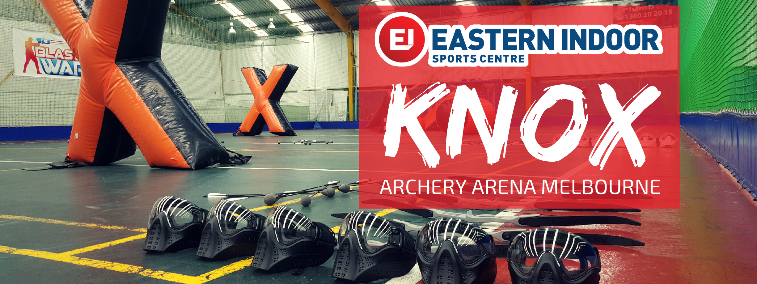 Melbourne's first dedicated Bow Tag Archery Warz arena.