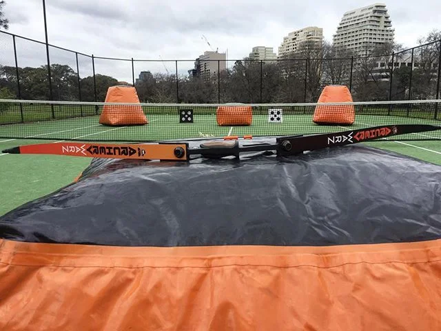 Pre #aflgrandfinal session at #fawknerpark in #southyarra. A hop, step and job from the #mcg! #archerywarz #archery #melbourne #bemorebulldog #bulldog #bulldogs #grandfinal #archerylife #melbournelife