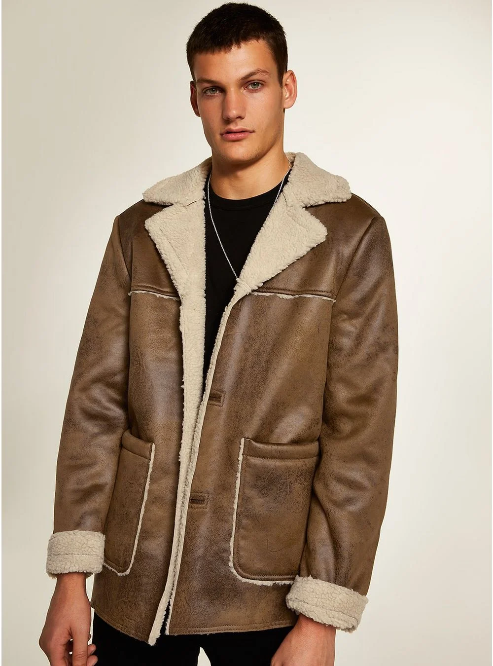 topman shearling