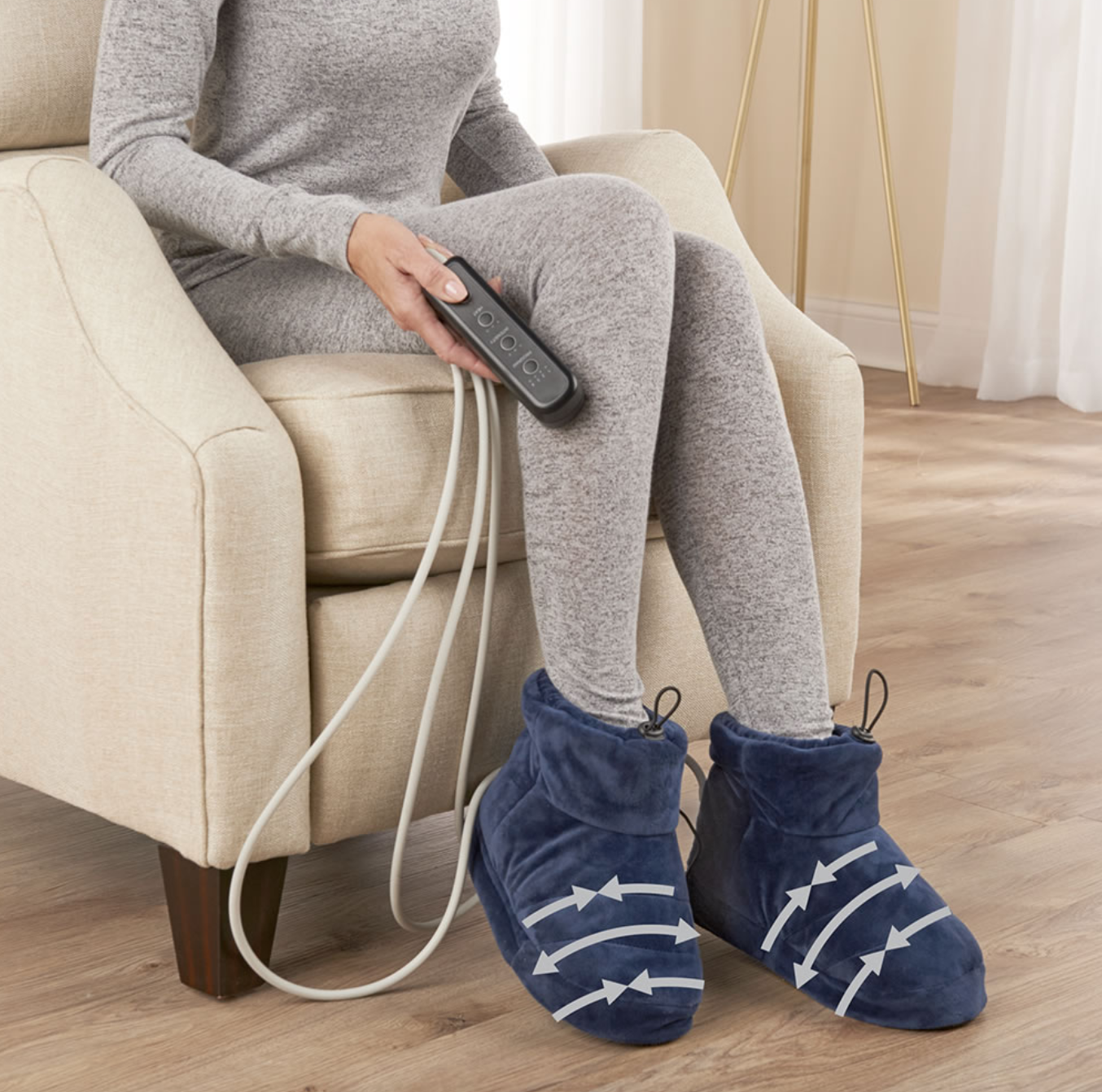 You Can Now Get Heated Slippers That Also Massage Your Feet