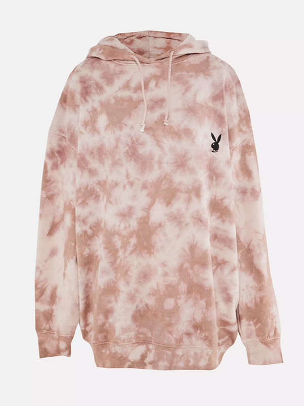 tie dye playboy sweatshirt