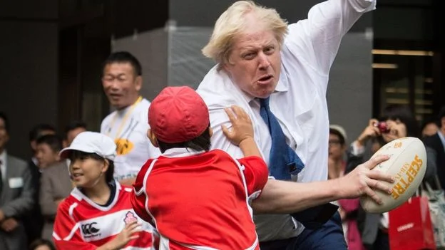 Boris Johnson - what you get when you cross Donald Trump with Ralph Wiggum