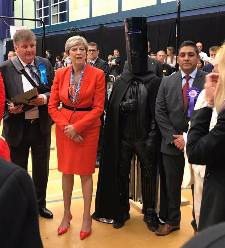 Lord Buckethead - single handedly making UK elections more interesting