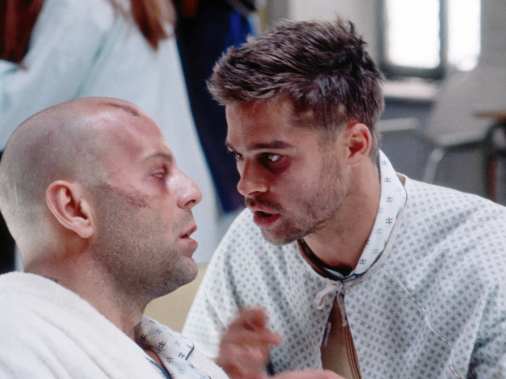 12 Monkeys - Pete was a zonked out as Bruce Willis in this scene when he was flying