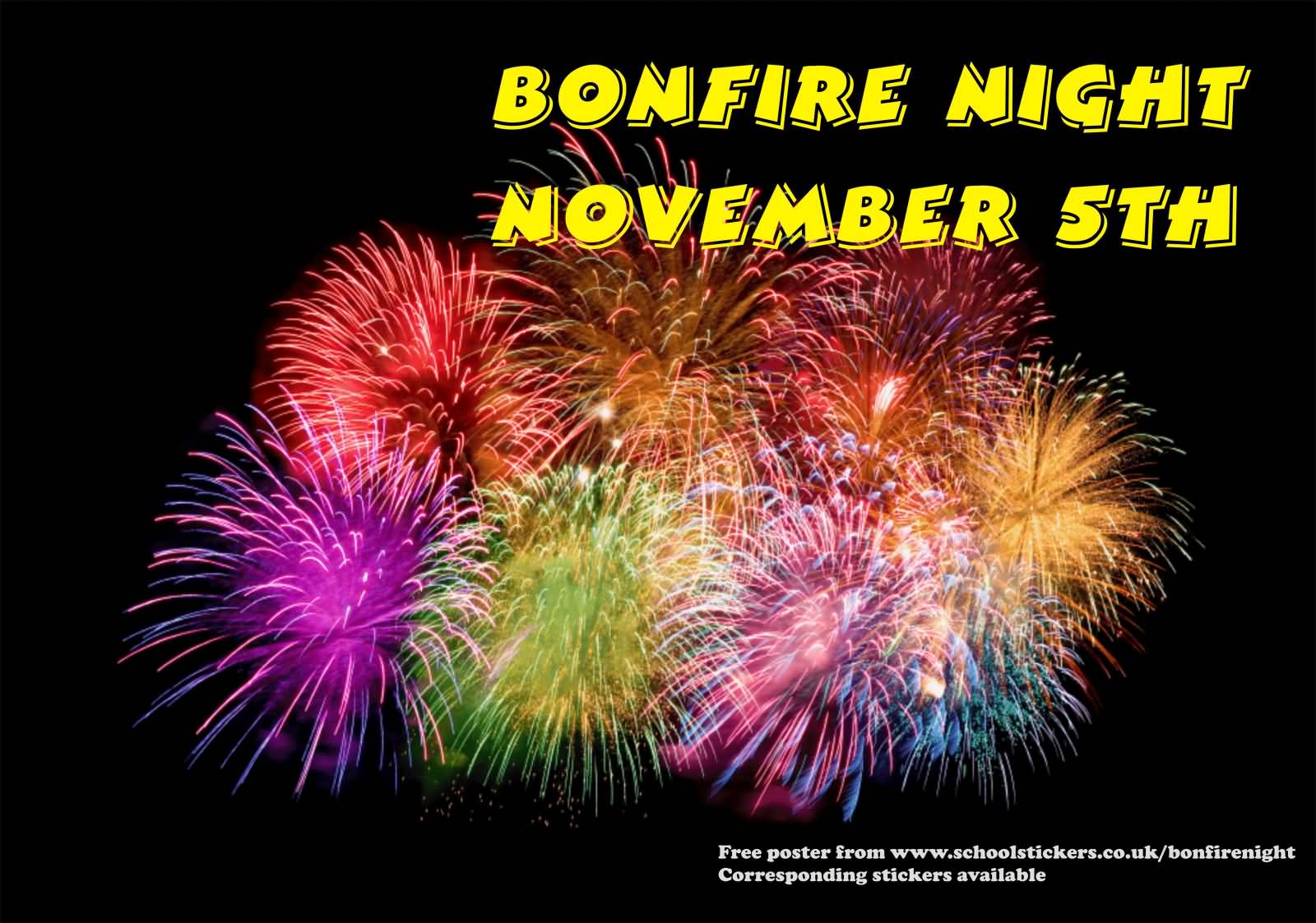 Just in case you were wondering what all the background noise was, it was multiple firework displays which take place in early November