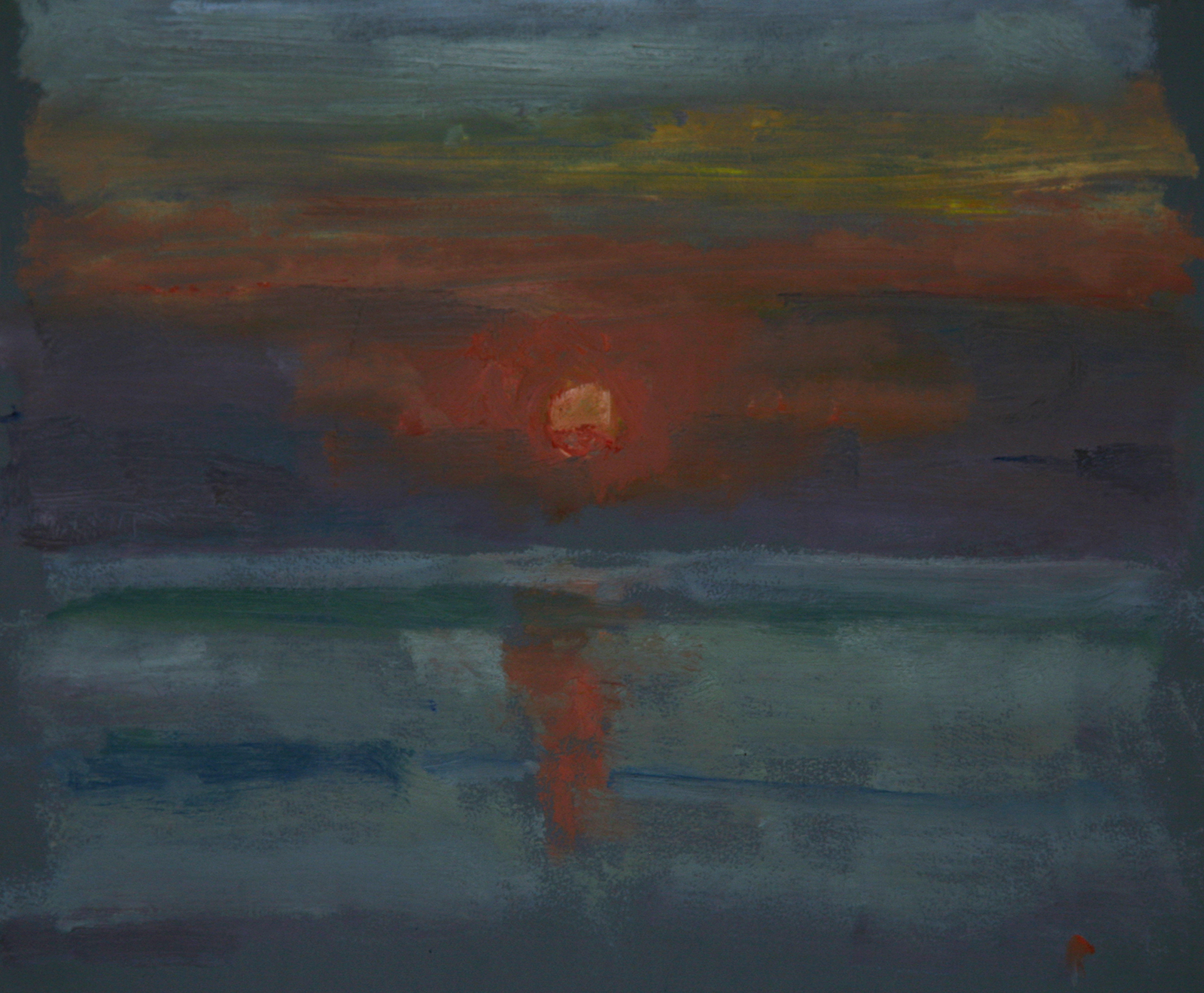 Oil on paper, 21x24cm