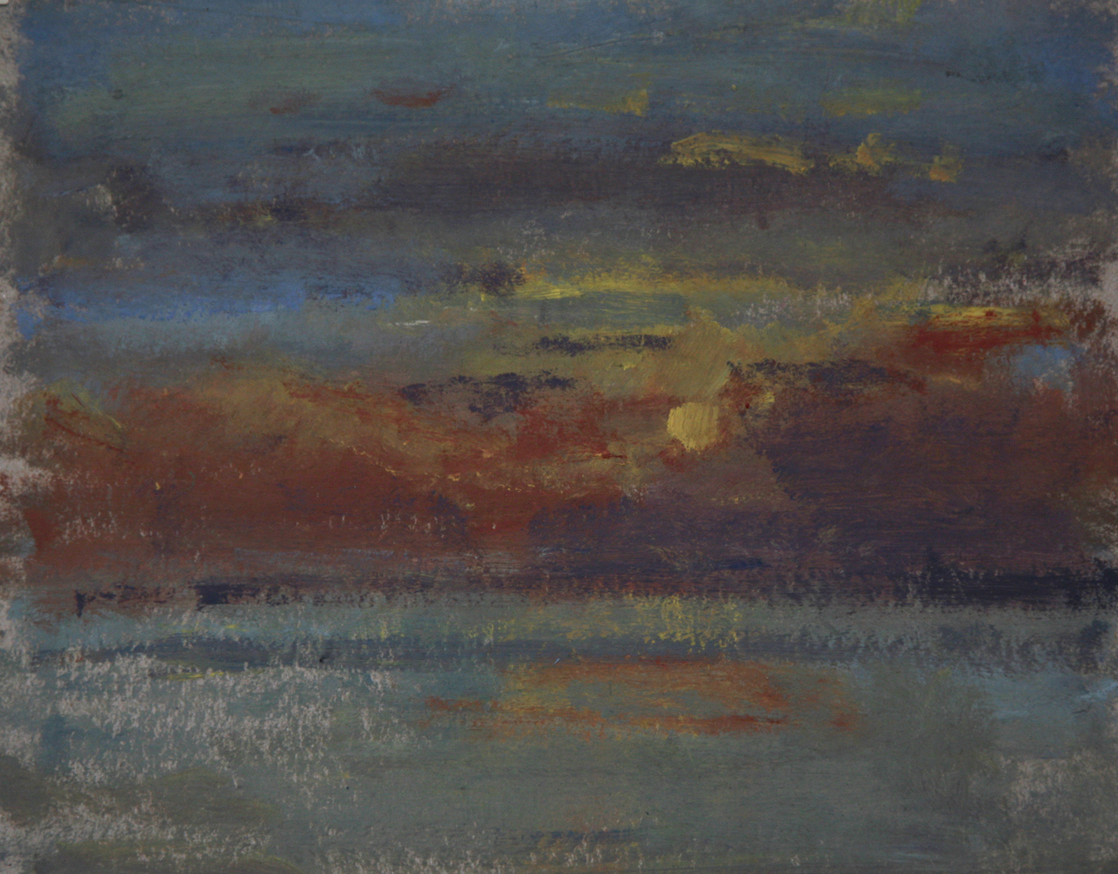 Oil on cardboard, 28x35cm
