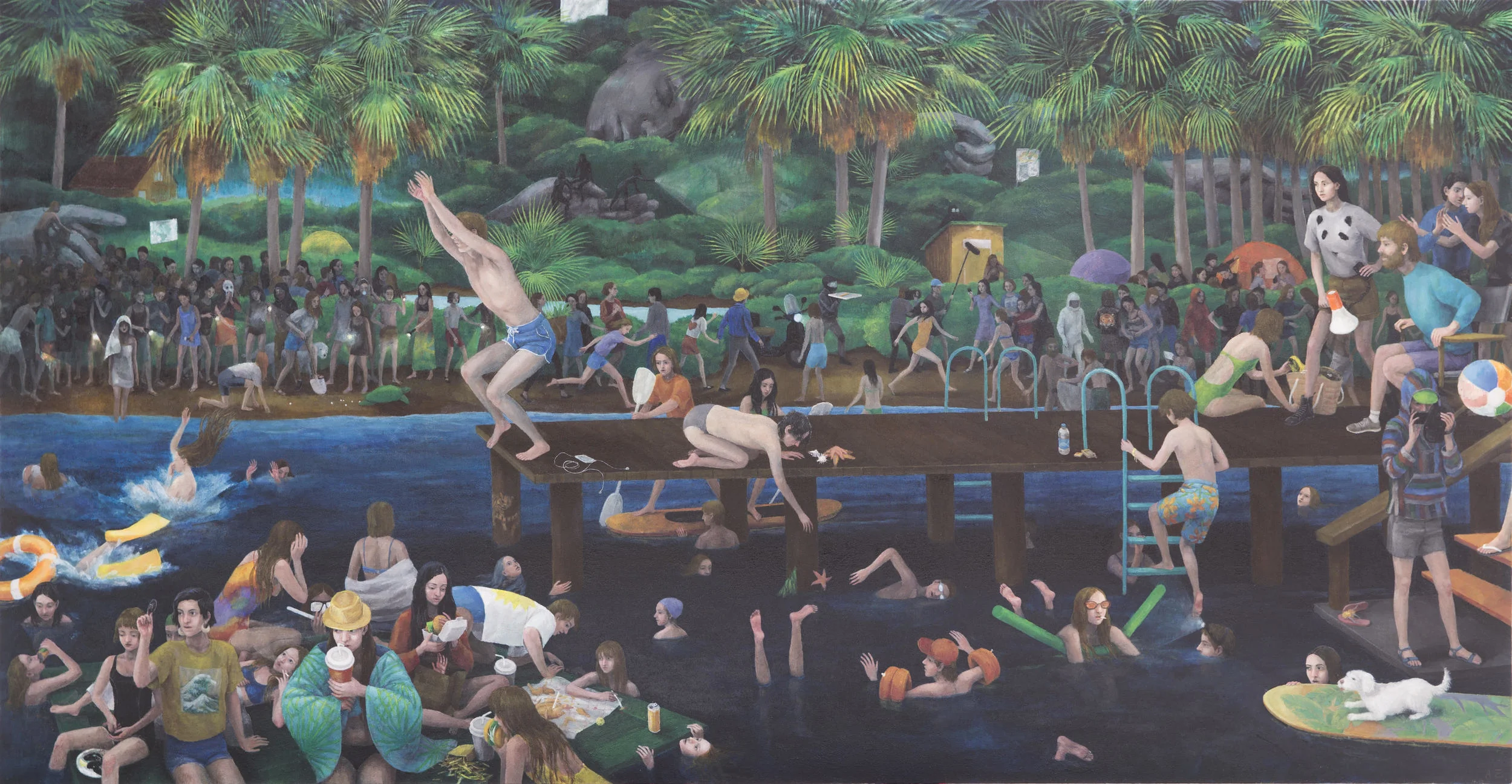 Oil on canvas, 120x230cm