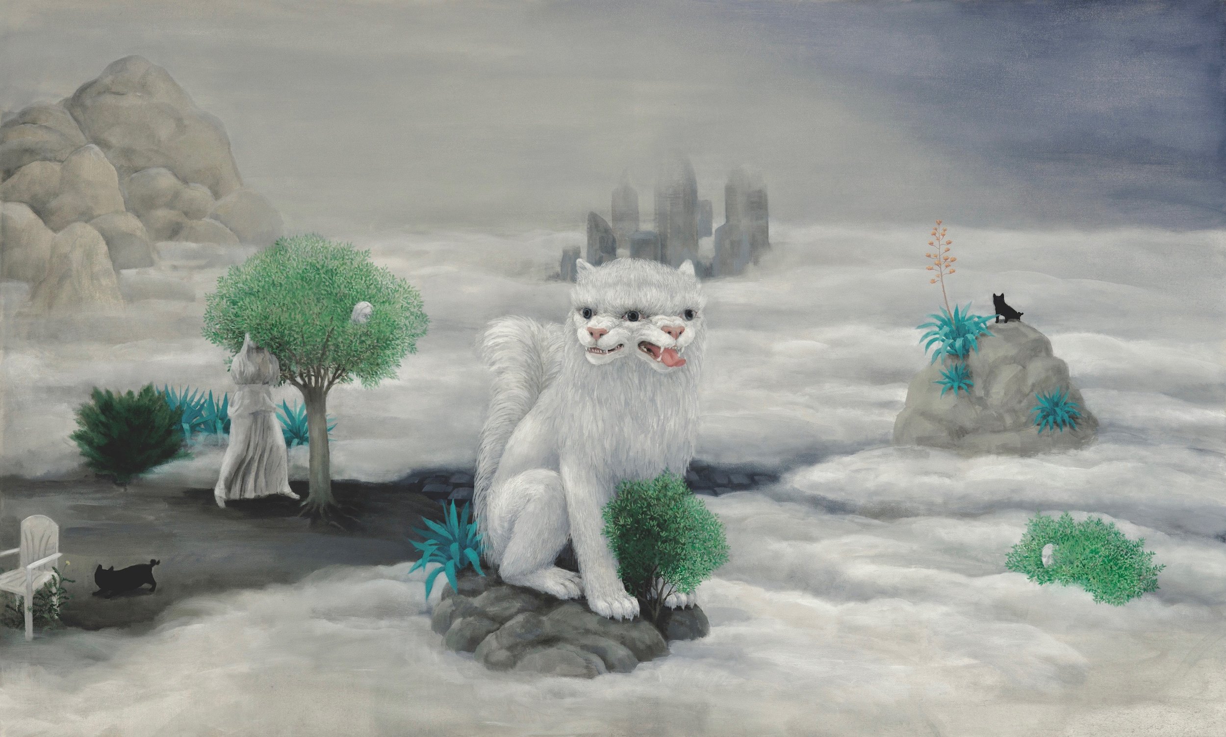 Oil on canvas 123x 205 cm