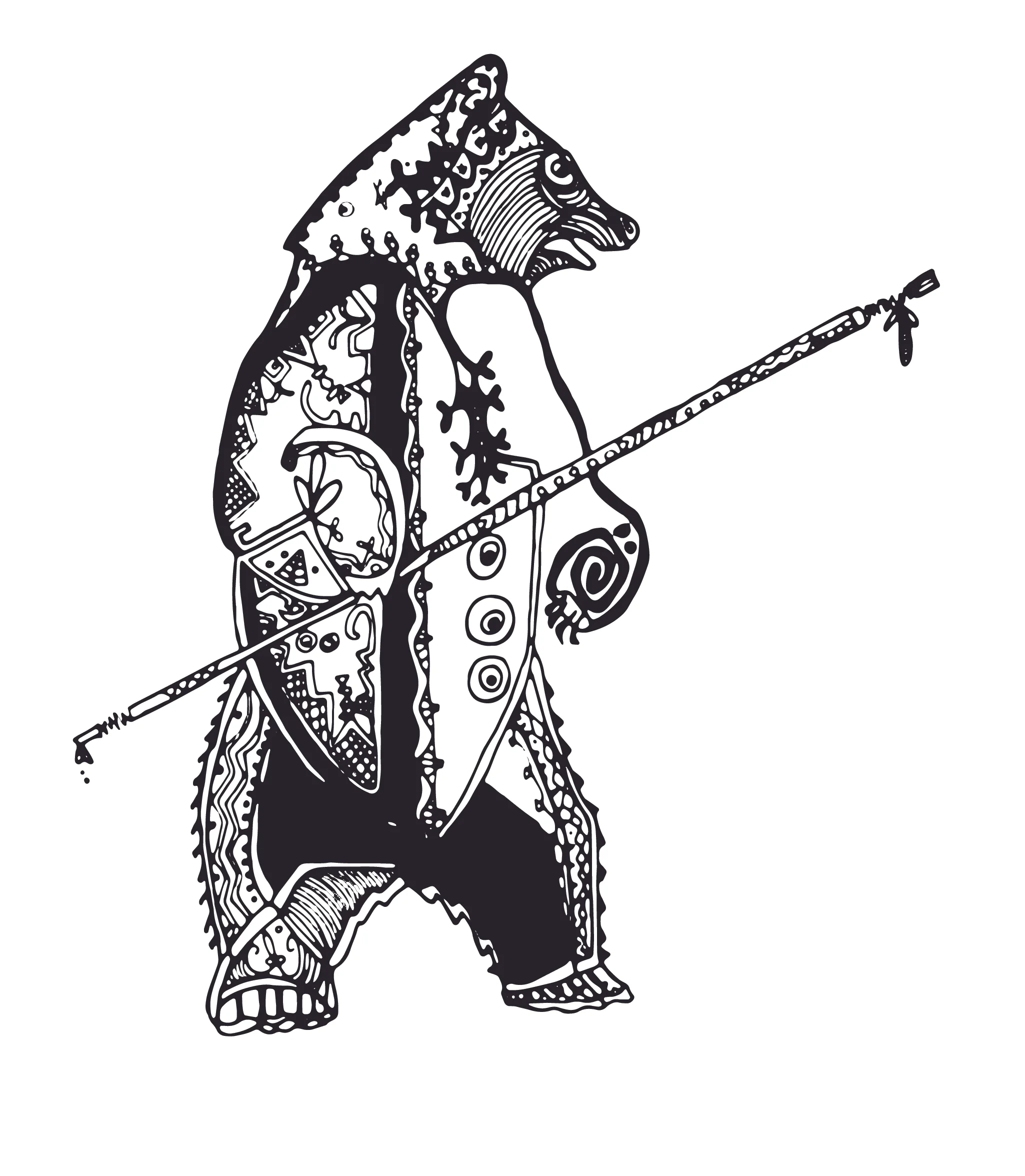 Illustration by Gina Brooks, Maliseet