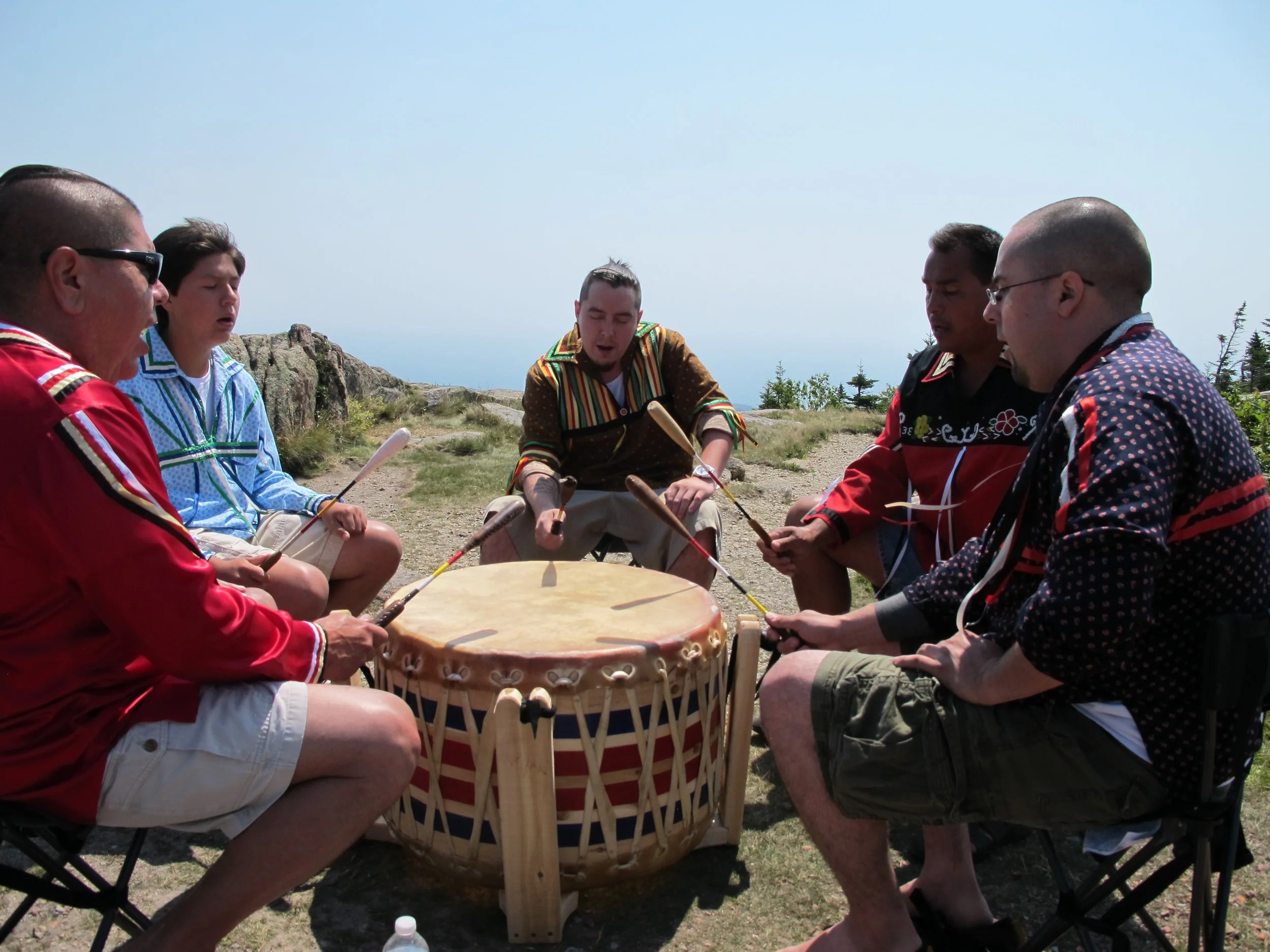 Cultural Connections: Burnurwurbskek Singers atop Cadillac Mountain