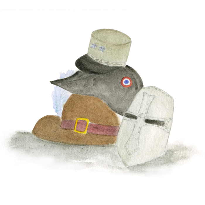 Musée de l'armée Illustration originale pour le blog Auguste et Ava .