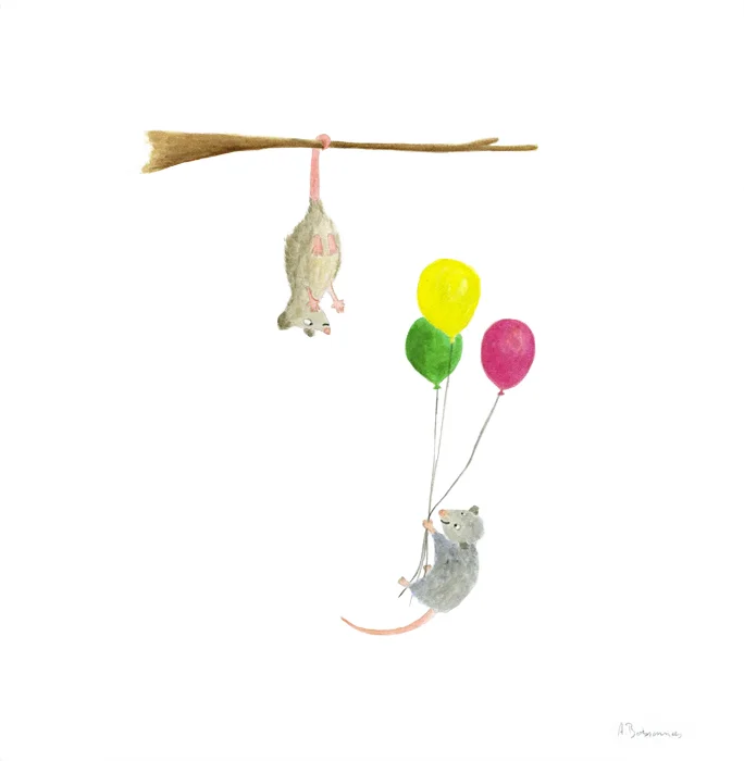 Cadeau de naissance Premier envol. 