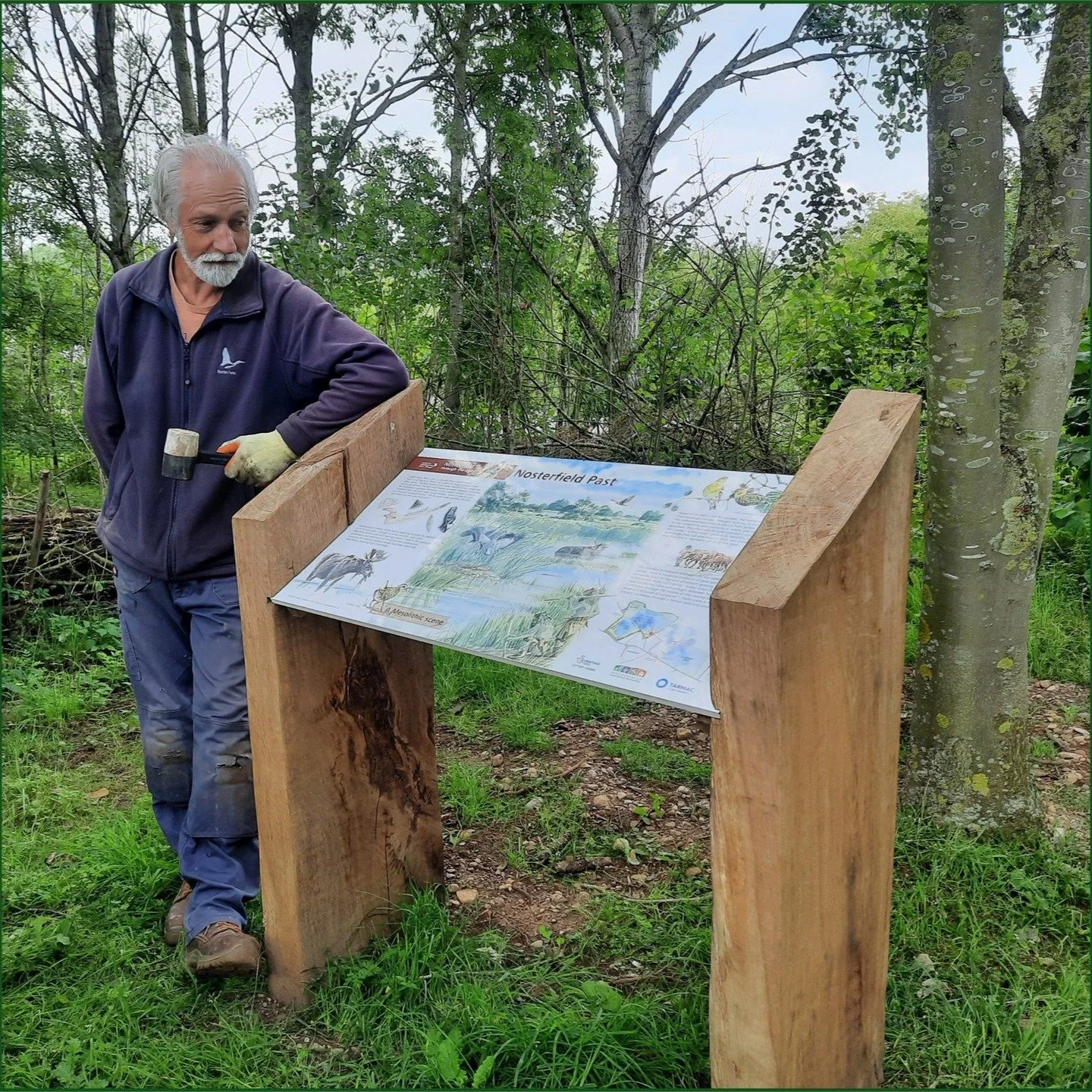 #3

#nationallotteryheritagefund has enabled us to maintain infrastructure on the reserve, including repairs to the North Viewing Screen and Tanfield Hide as well as interpretation signs around the reserve. 

#heritagefunduk
