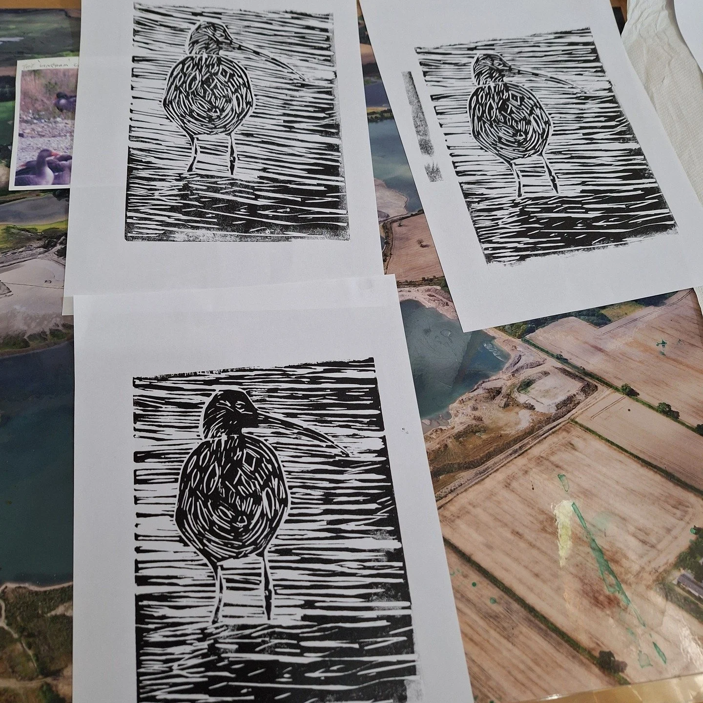 We had a fantastic morning on Monday celebrating #worldartday and #worldcurlewday!

Many thanks to everyone who came along and made wonderful prints inspired by the Curlew.

Hearing a Curlew calling as it flew overhead was the perfect end to the work