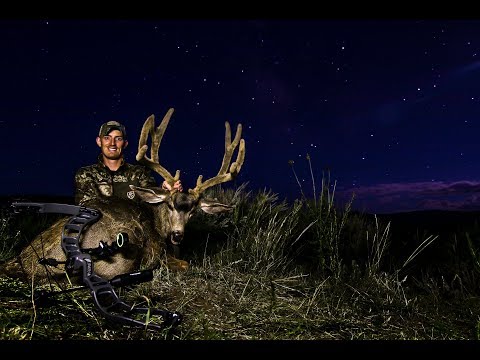 Bow hunting Colorado Mule Deer private land ~1st FULL VELVET Part 1