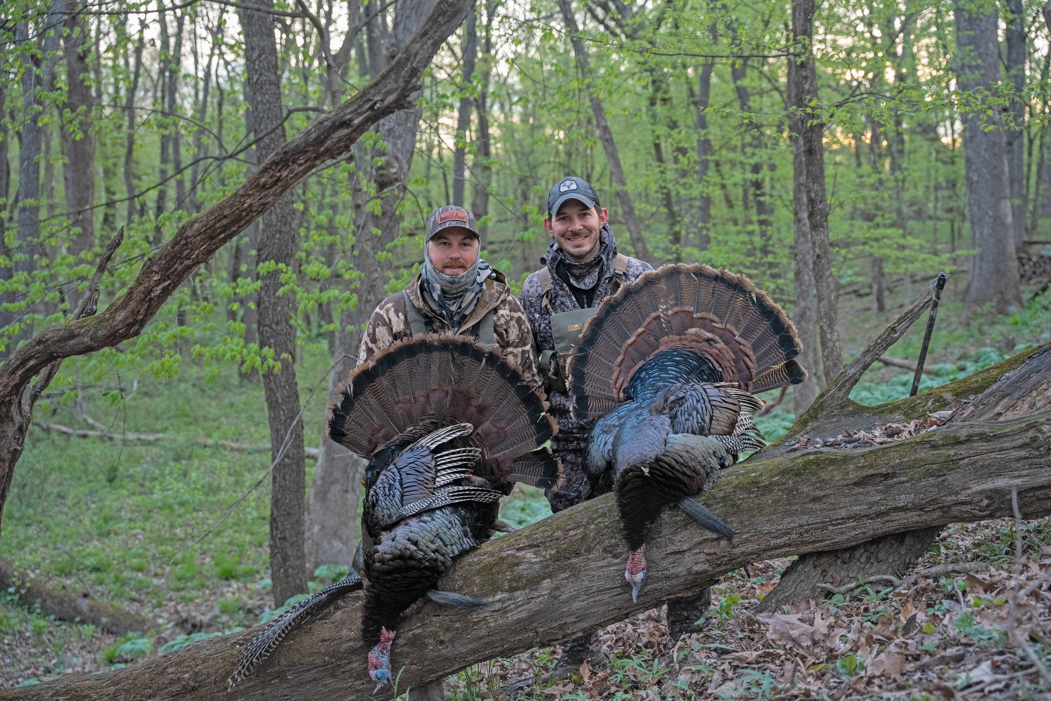 Turkey hunting dreams turned into reality this weekend after @walkcb pinned down a bunch of birds using @onxhunt ! 4 Toms and 4 Jakes with no hens right off the roost made for an epic hunt and a quick double-up. Tagged out by 6:30am while making unfo