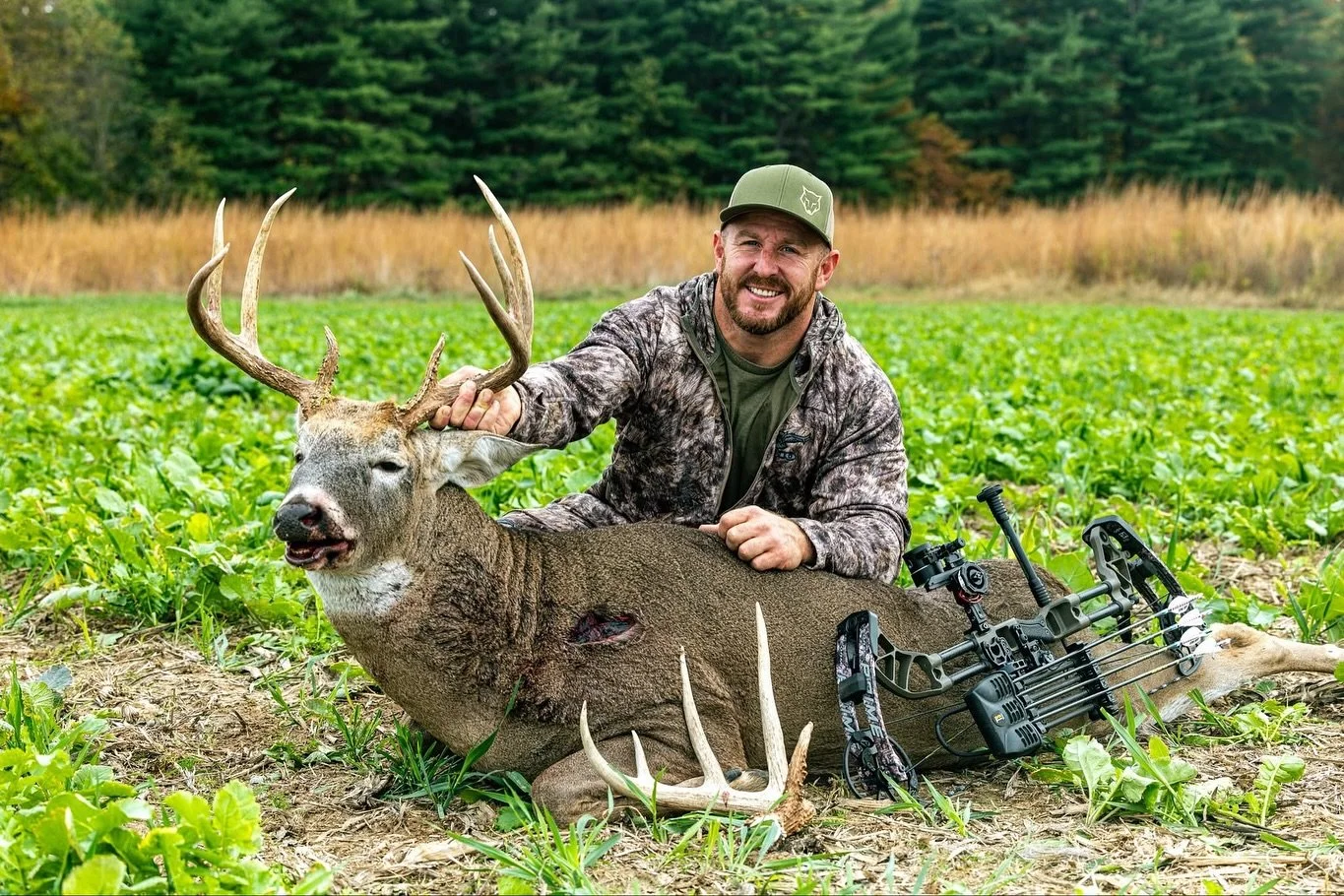 After hunting &ldquo;Undecided&rdquo; all last season, it only took 3 sets to capitalize on him this year.  An east wind and a mock scrape was the recipe needed to coax him into 13 yards. The megameat left a megahole and he didn&rsquo;t make it 100 y