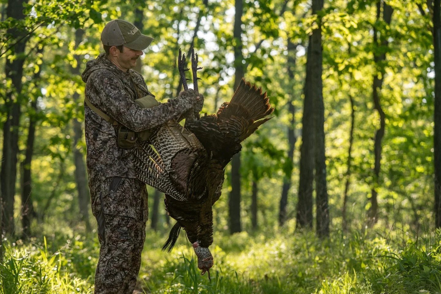 What a beautiful weekend to spend outdoors with family for @walkcb 

Chris was able to take an absolute giant of a turkey, sporting 4 beards, 1.5&rdquo; spurs, and weighing in at 25.2 lbs. A bird like this is special on its own, but getting to share 
