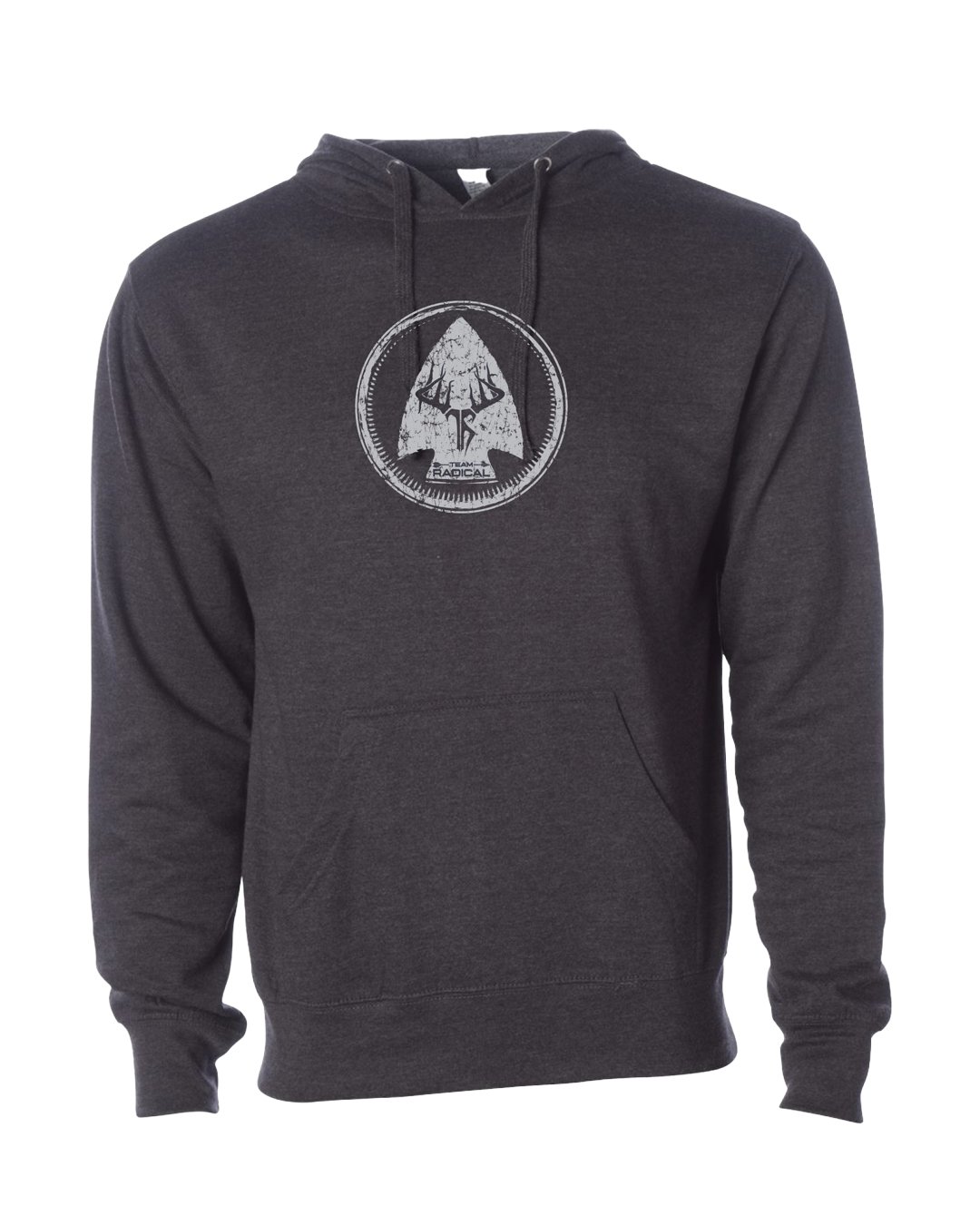 Independent Hoodie Charcoal - Arrowhead Logo