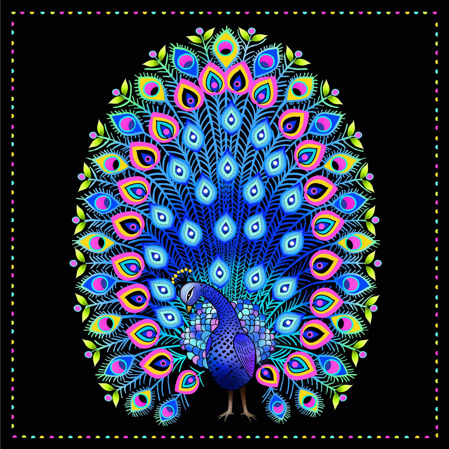 PEACOCK DISPLAY – Design Ref. 2471