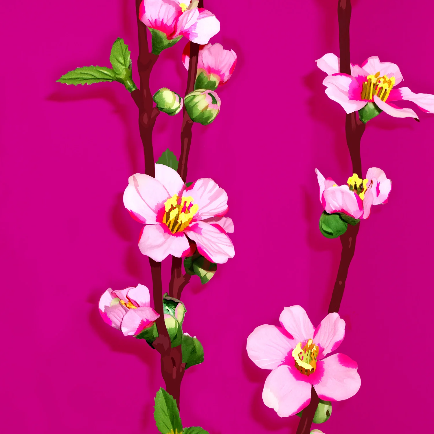 PINK PEACH BLOSSOM – Design Ref. 1324