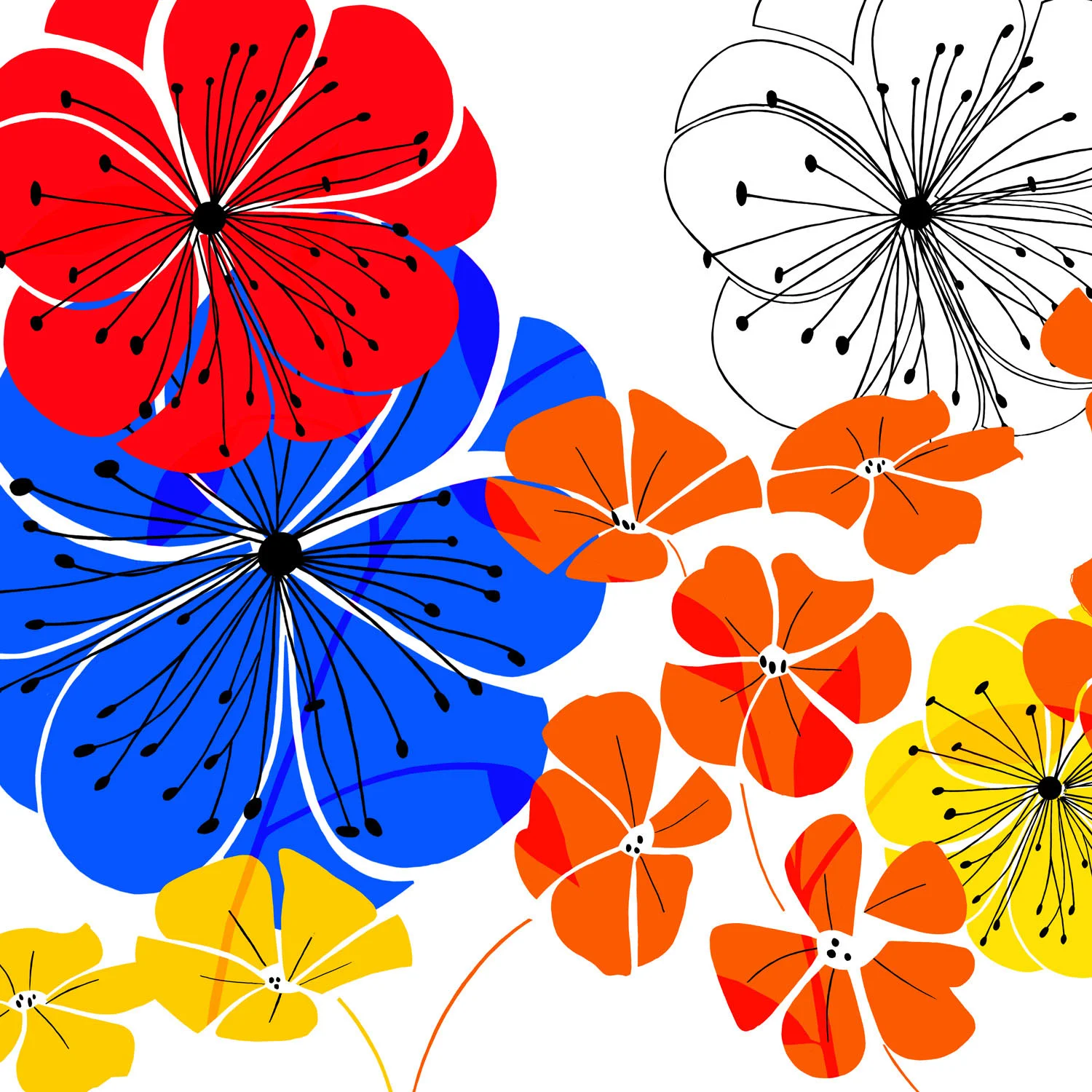 HIBISCUS DANCE – Design Ref. 1932