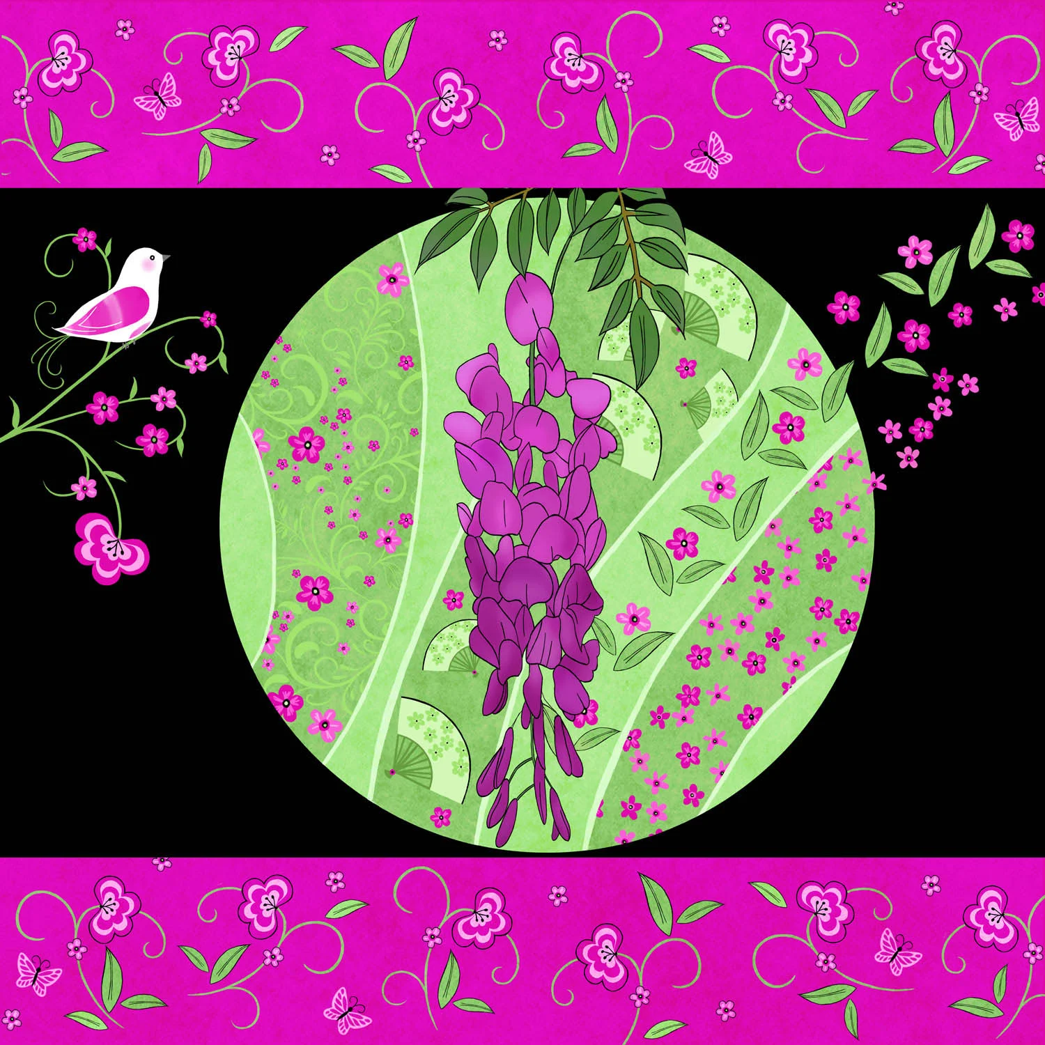 PURPLE WISTERIA – Design Ref. 2368
