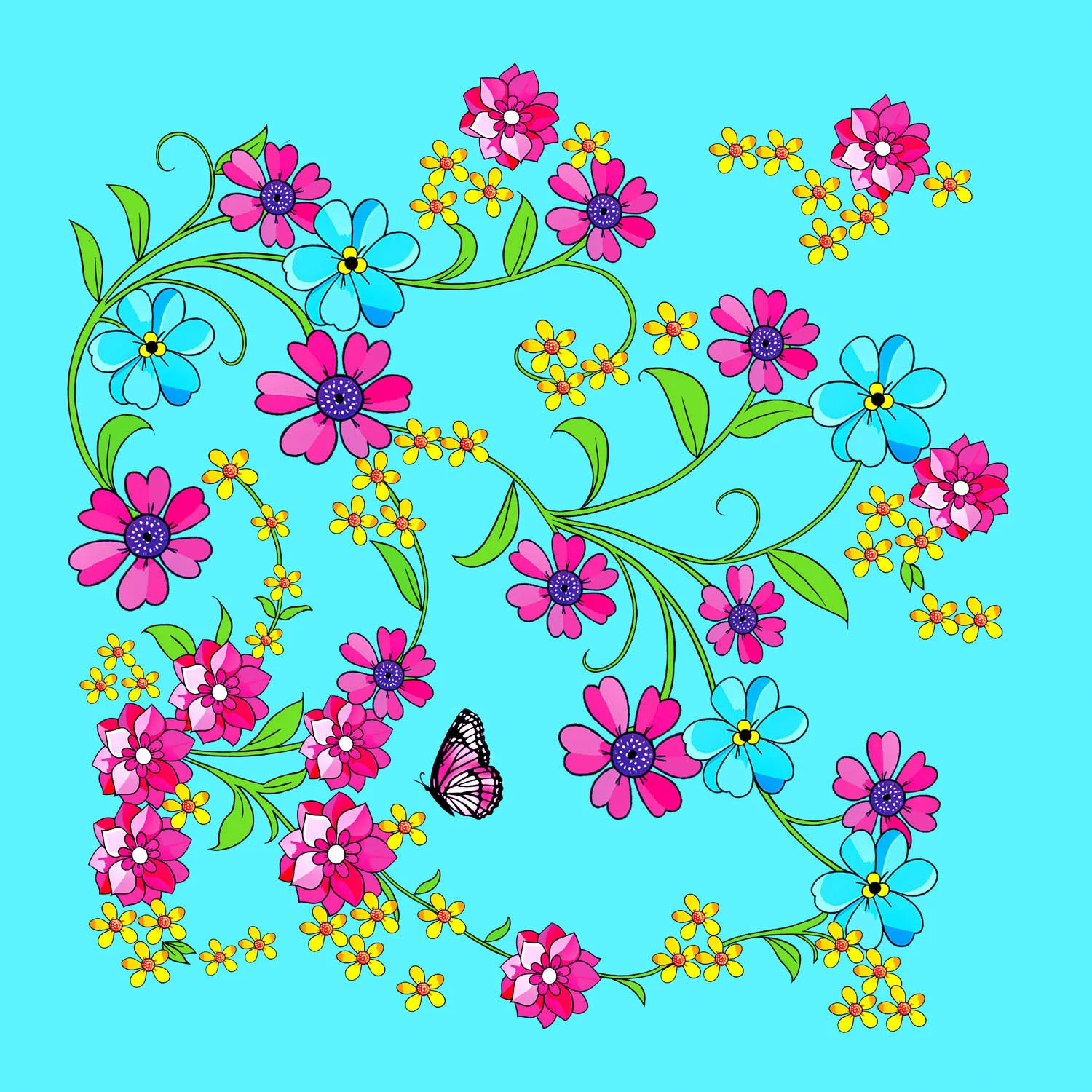 SWEET FLORAL – Design Ref. 2424