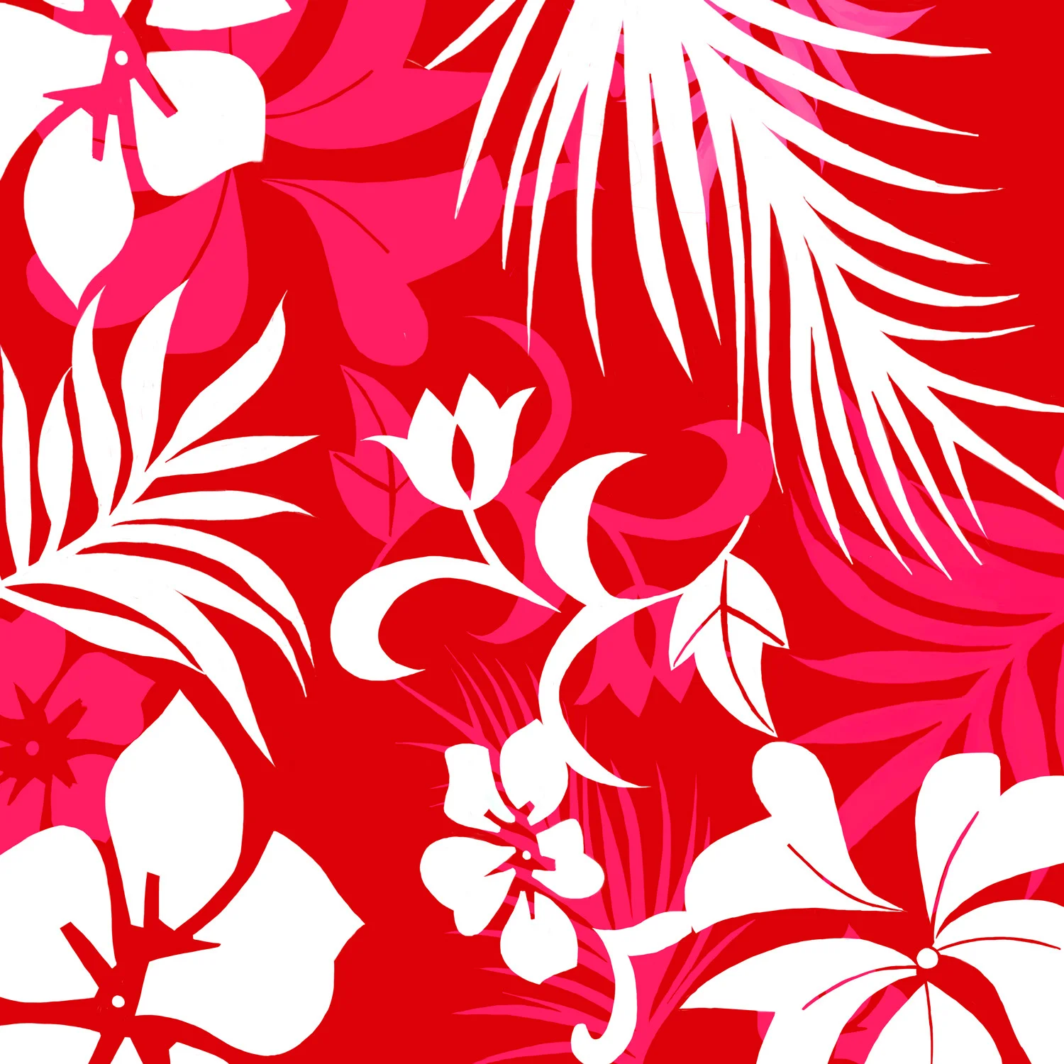 RED HAWAIIAN – Design Ref. 1641