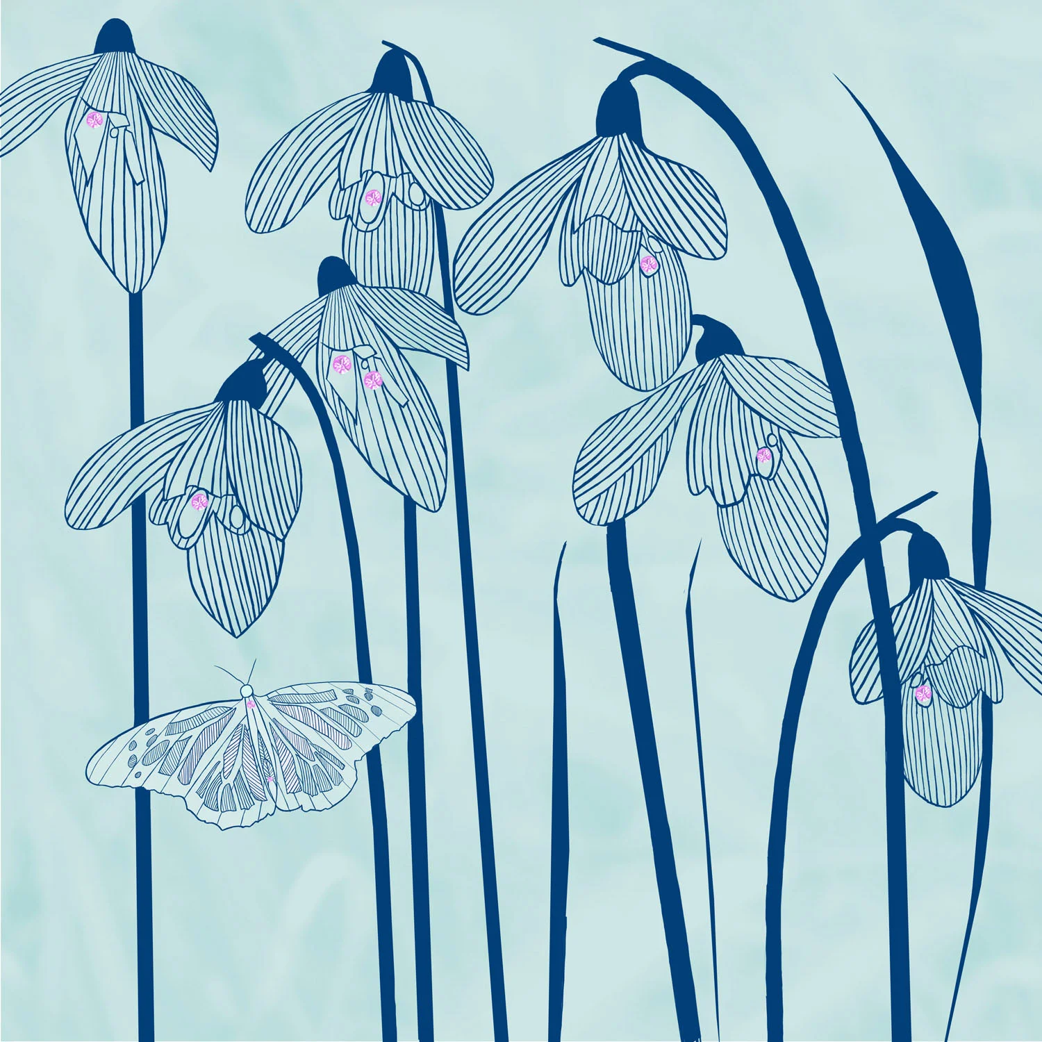 VISITING SNOWDROPS – Design Ref. 1792