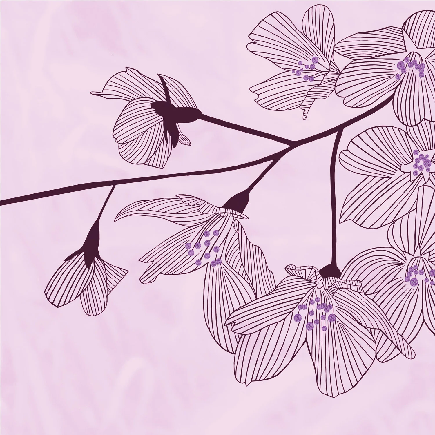 PINK BLOSSOM – Design Ref. 1796