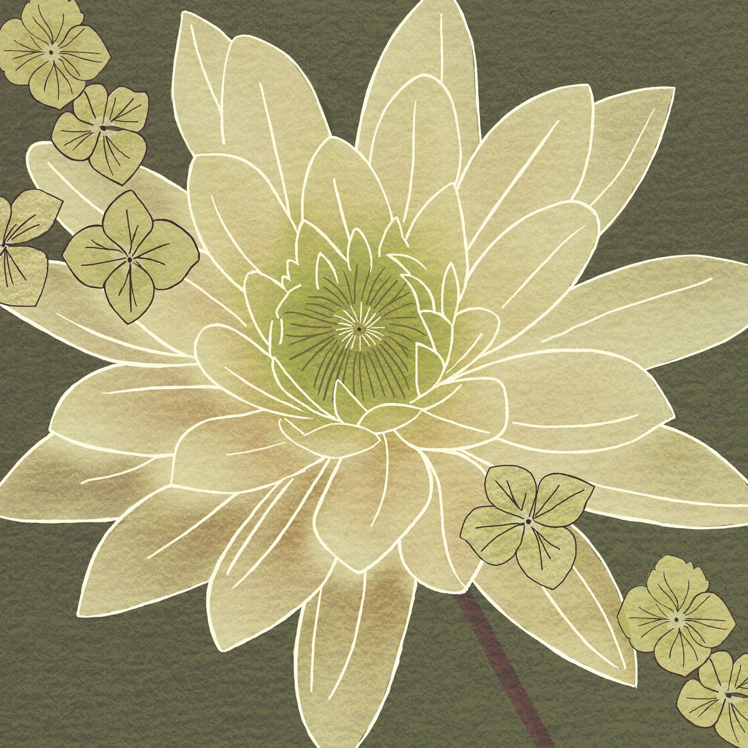 MUTED GREEN TINT – Design Ref. 2057