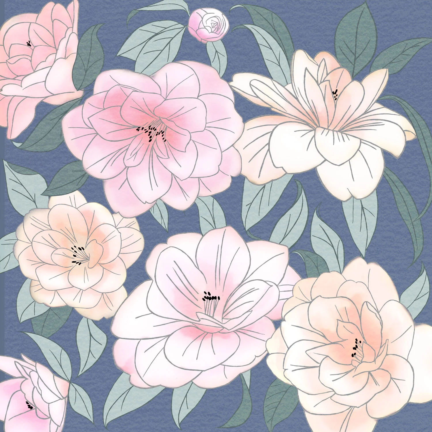 RADIANT BLOOMS – Design Ref. 2323