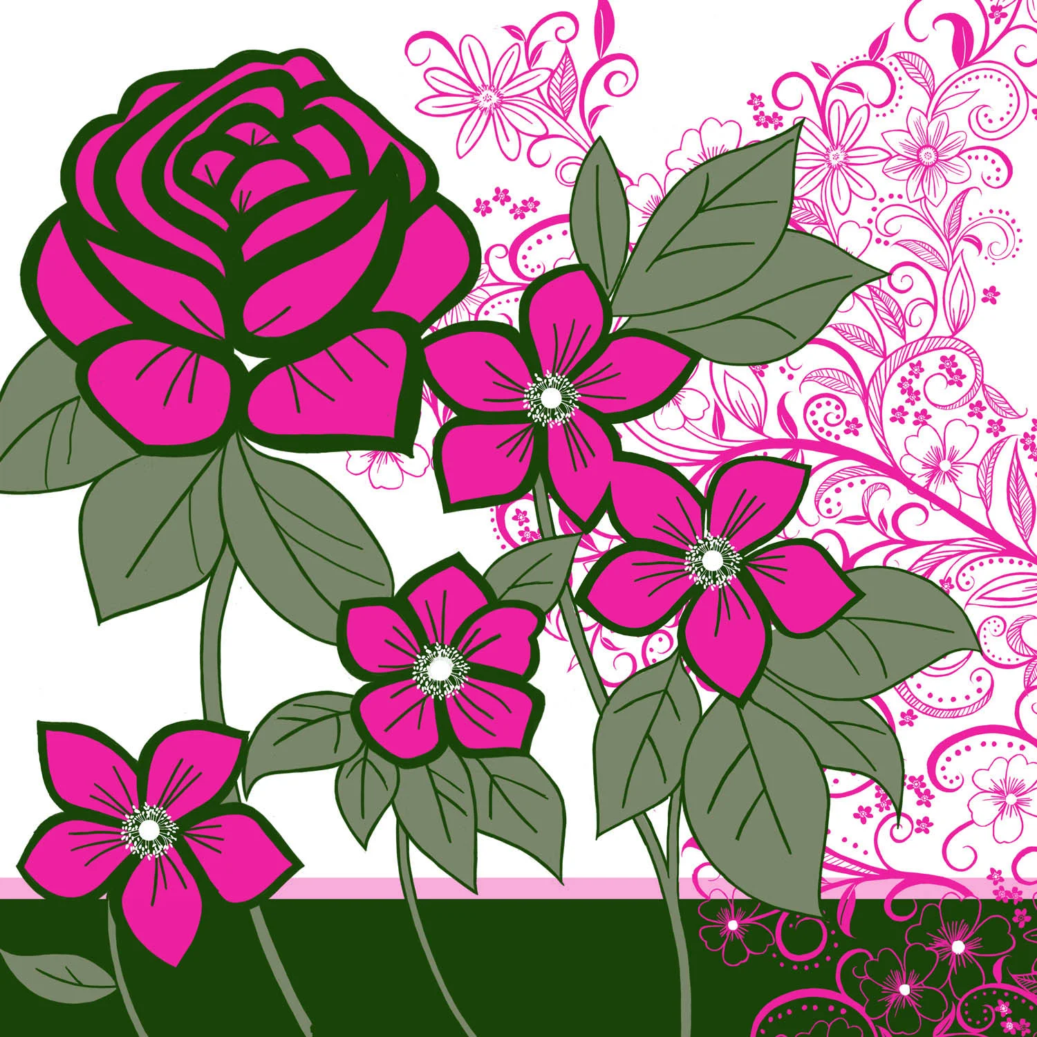 PETALS GALORE – Design Ref. 2346