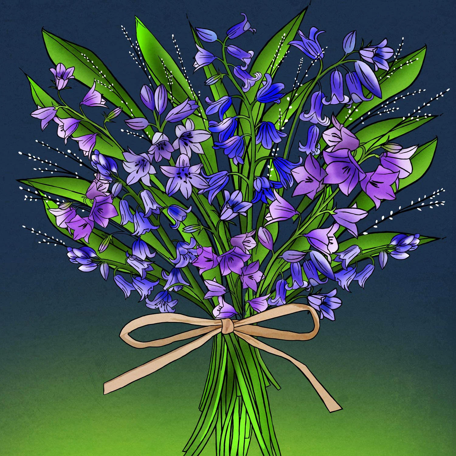 BUNCH OF BLUEBELLS – Design Ref. 2475