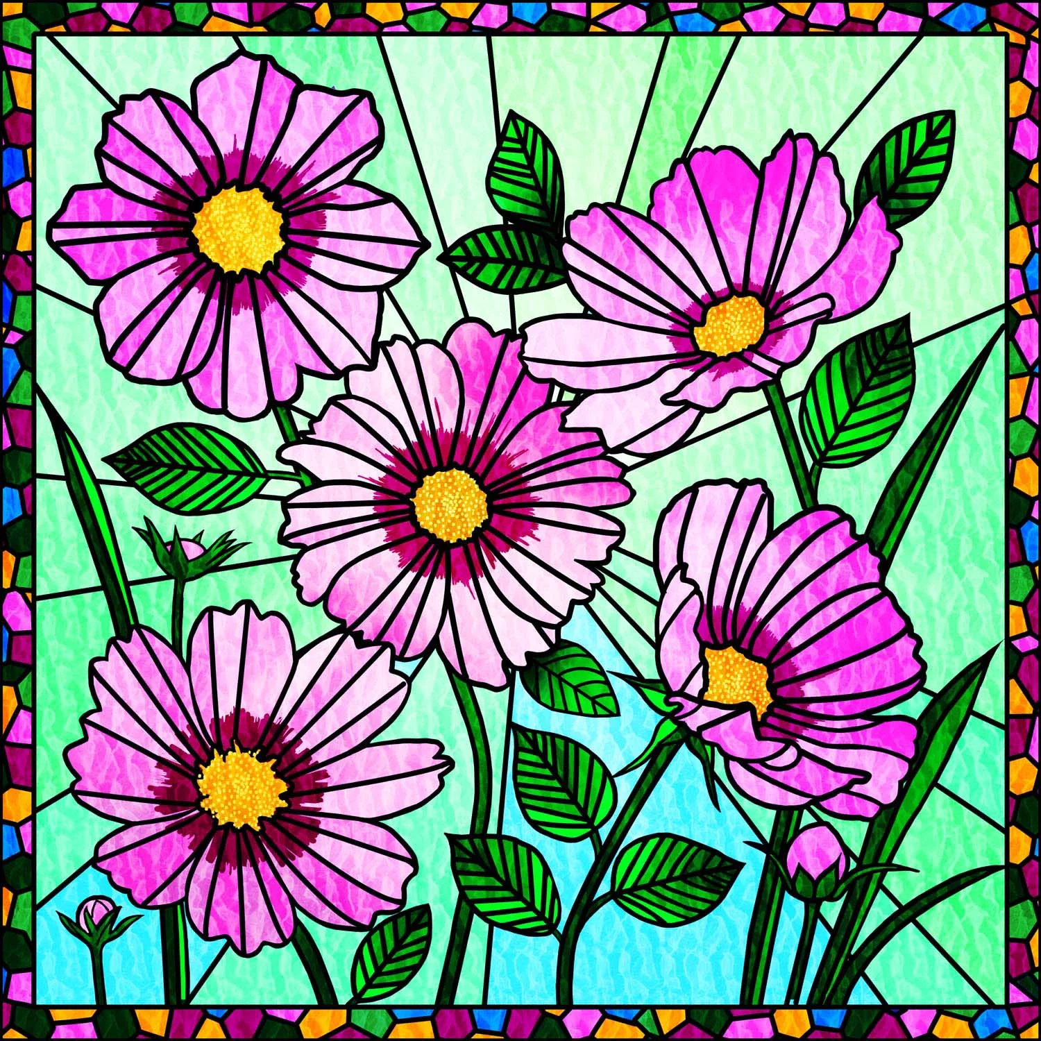 FLOWERING COSMOS – Design Ref. 2578