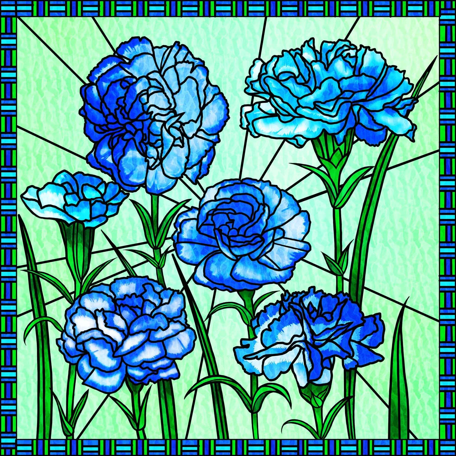 COOL CARNATIONS – Design Ref. 2583