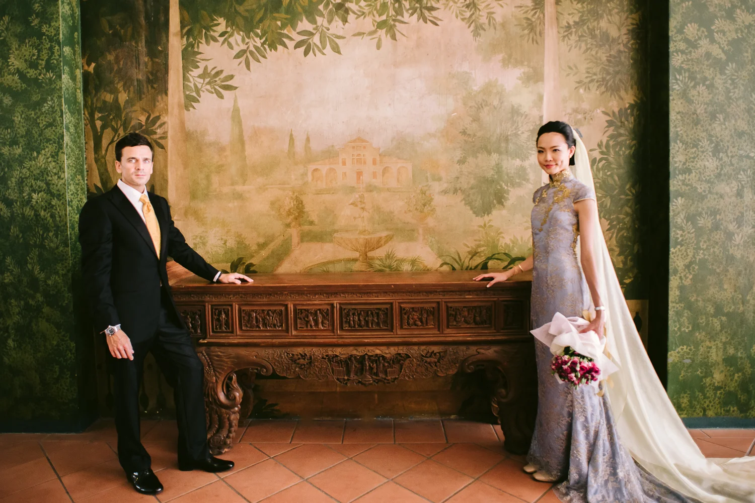 Rare antique spotted at Raffles Hotel